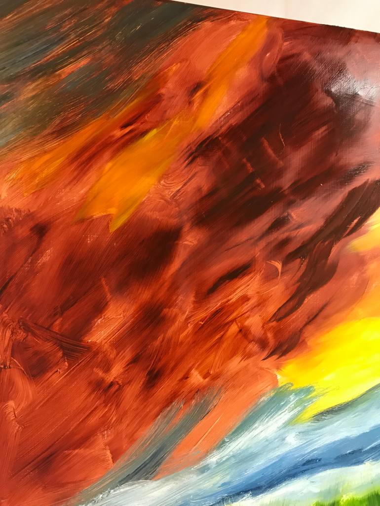 Original Impressionism Landscape Painting by Brittony Martin