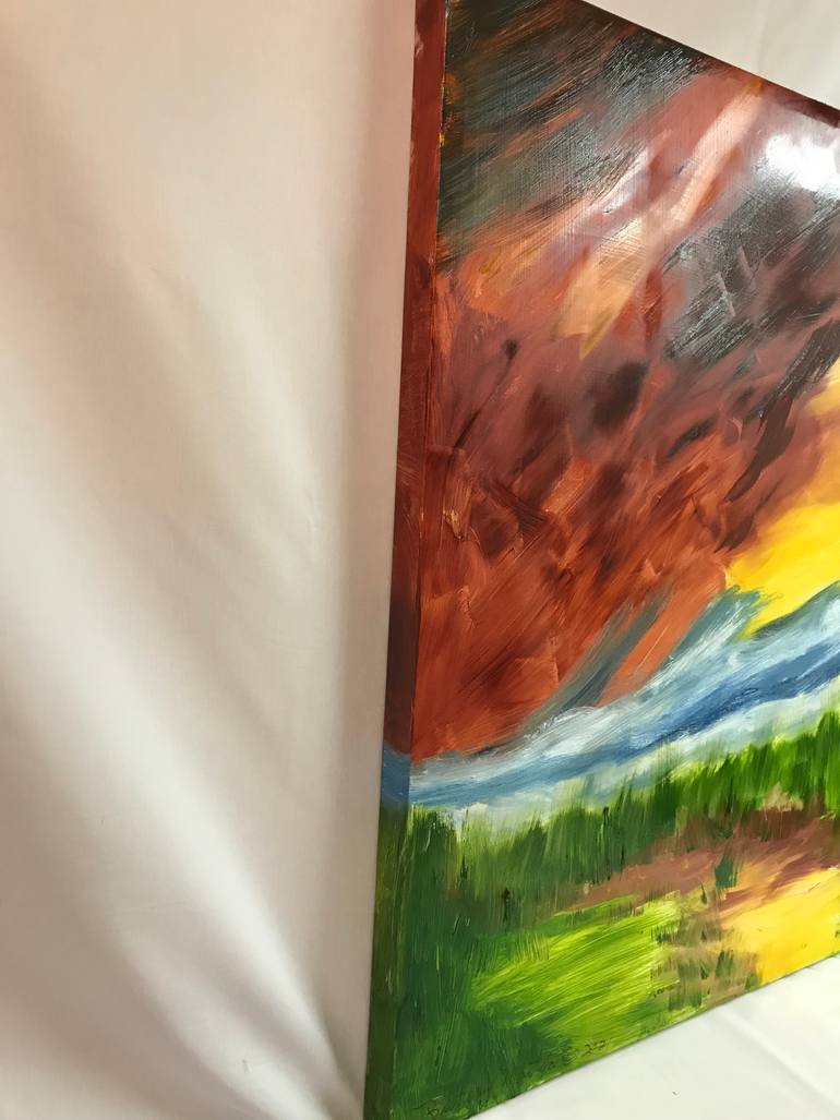 Original Impressionism Landscape Painting by Brittony Martin