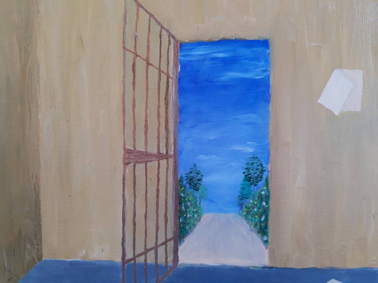 Original Expressionism Men Painting by Mauro Santos