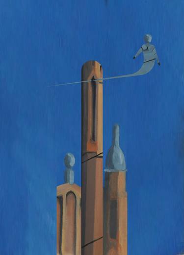 Original Art Deco Architecture Digital by Nicholas Turturro