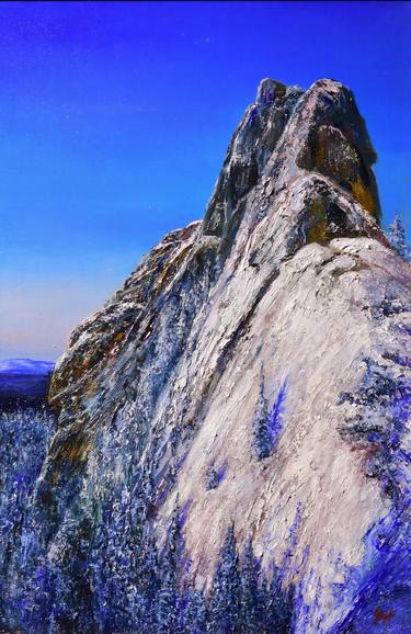 Mount Mitra, Siberia, winter. thumb