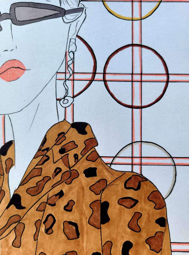 Original Illustration Fashion Painting by Rimma Plakhova