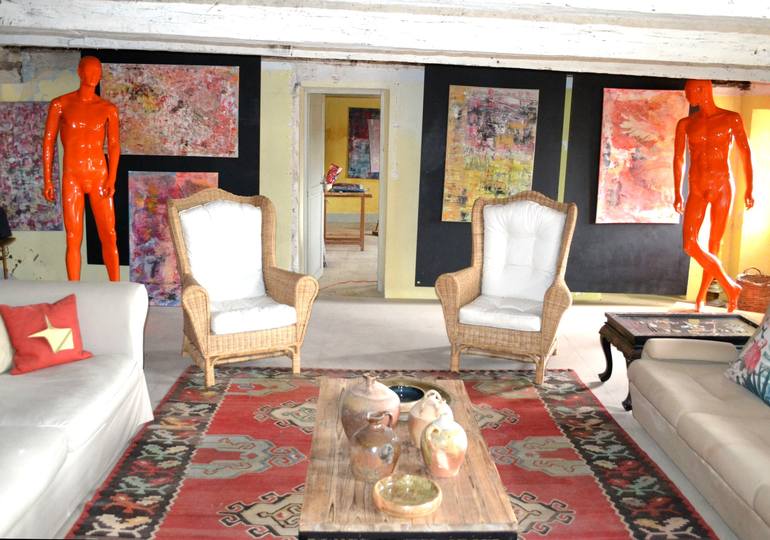 Original Contemporary Abstract Painting by Erwin Steinbach