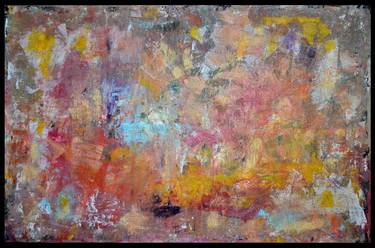 Original Abstract Expressionism Abstract Painting by Erwin Steinbach