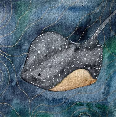 Original Illustration Fish Paintings by Nina Karpova