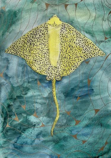Original Illustration Fish Paintings by Nina Karpova