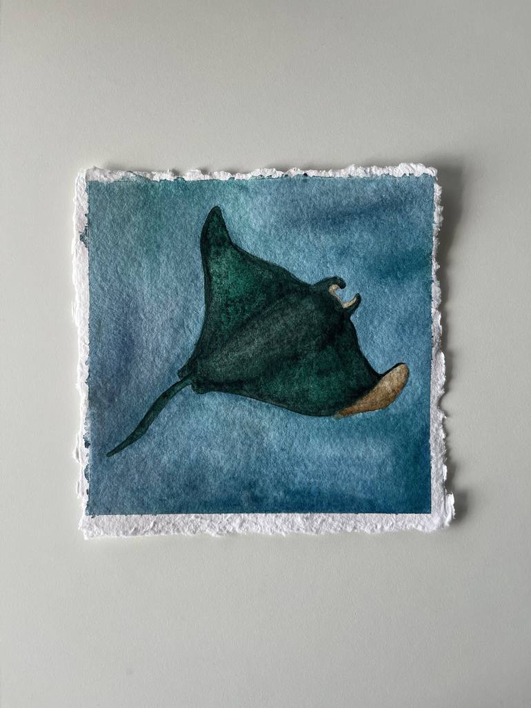 Original Fine Art Fish Painting by Nina Karpova