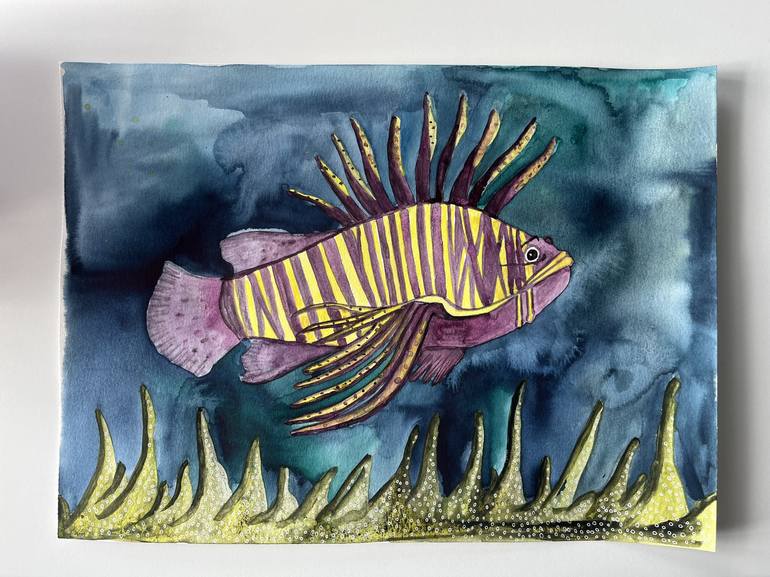Original Fish Painting by Nina Karpova