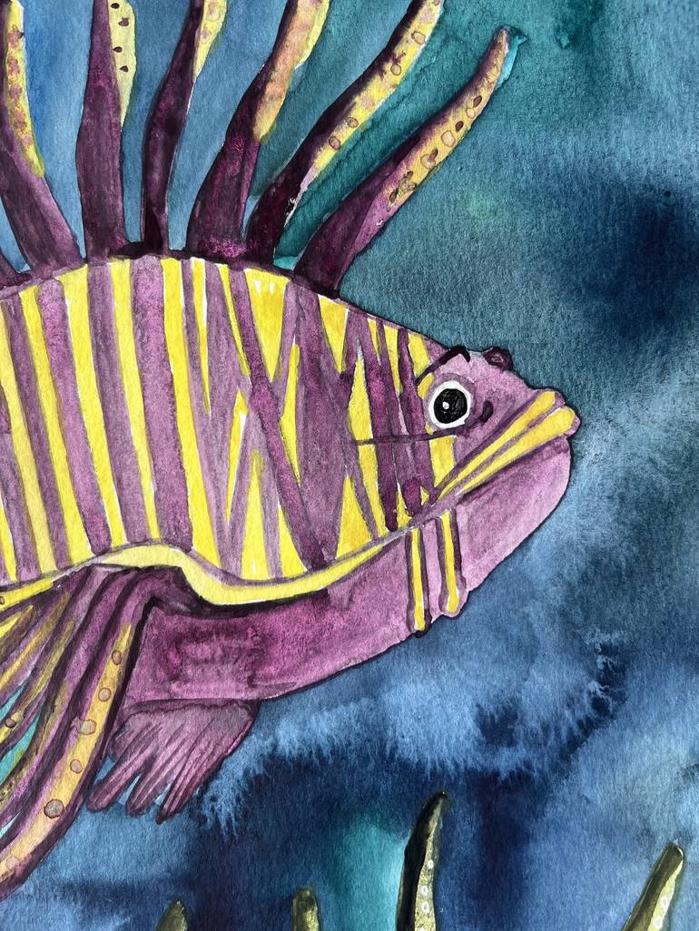 Original Fish Painting by Nina Karpova