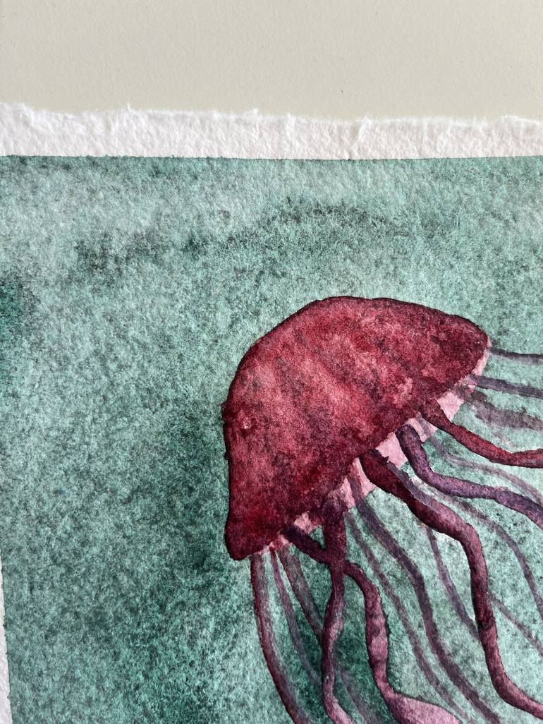 Original Illustration Animal Painting by Nina Karpova