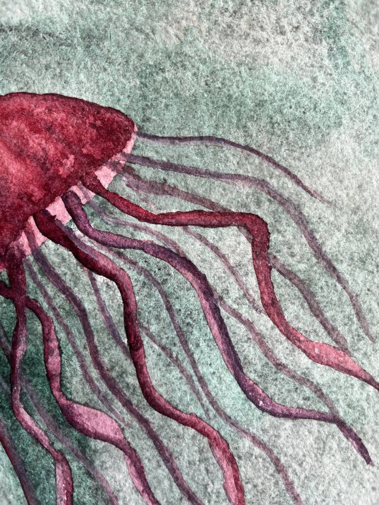 Original Illustration Animal Painting by Nina Karpova
