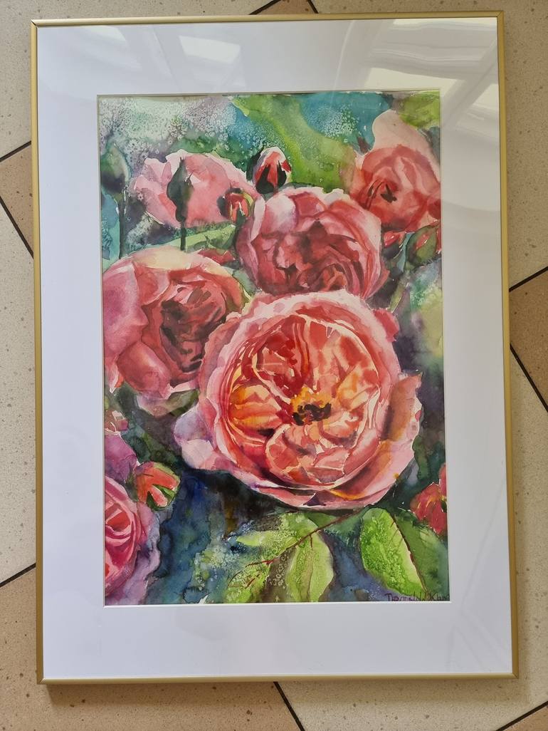 Original Expressionism Botanic Painting by Khrystyna Dransfeld