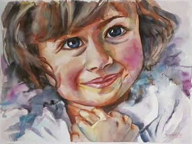 Print of Kids Paintings by Khrystyna Dransfeld
