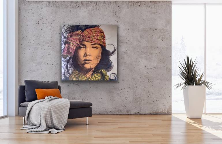 Original Modern Women Painting by JUL Gallery