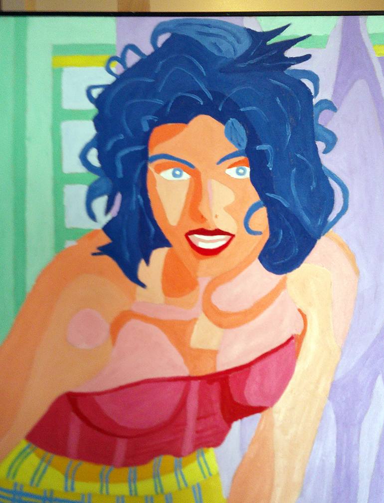 Original Figurative Women Painting by Randall Steinke