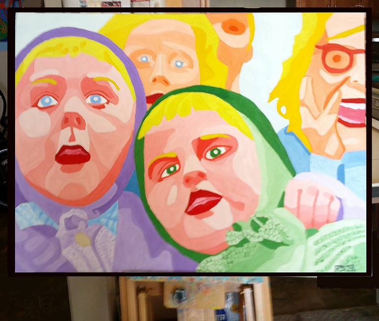 Original Contemporary Children Painting by Randall Steinke