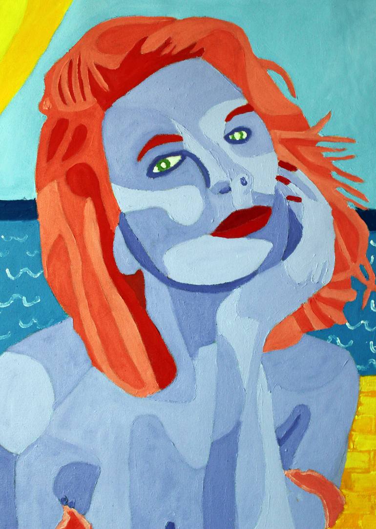 Original Figurative Women Painting by Randall Steinke