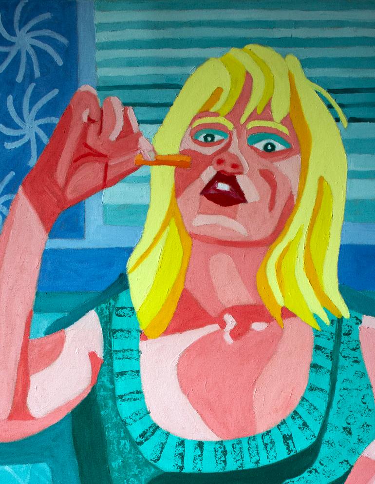 Original Figurative Women Painting by Randall Steinke