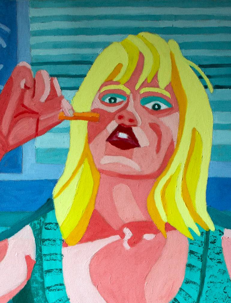 Original Figurative Women Painting by Randall Steinke