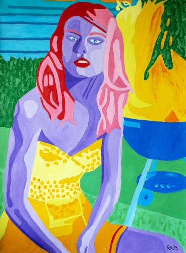 Print of Figurative Women Paintings by Randall Steinke