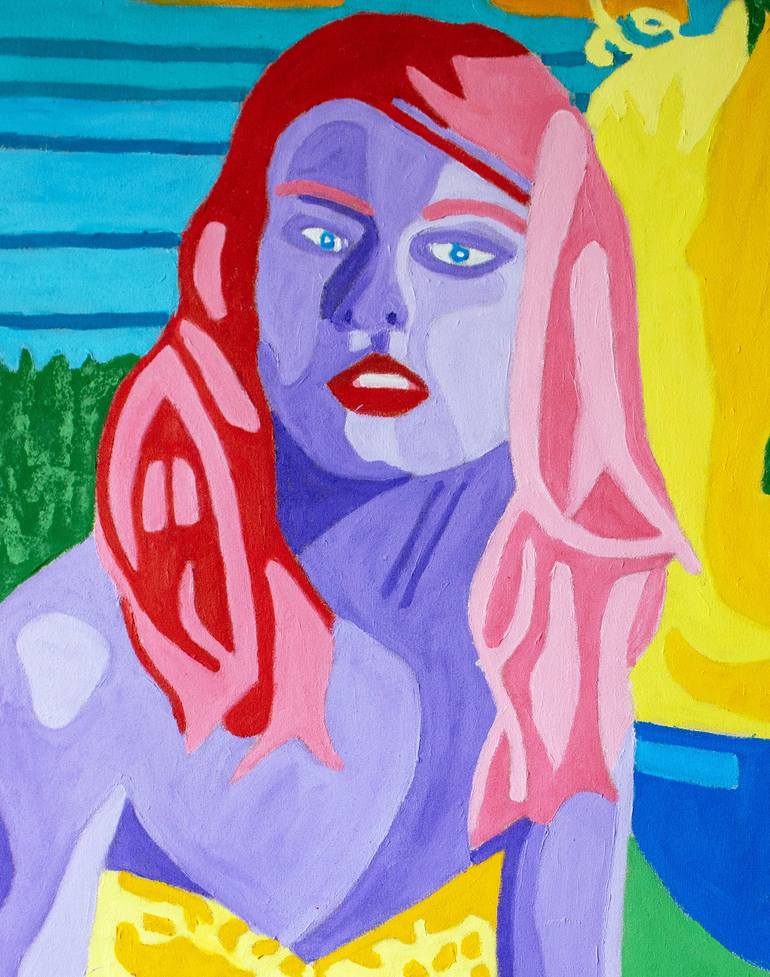 Original Figurative Women Painting by Randall Steinke