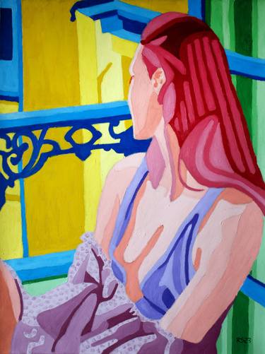 Original Figurative Women Paintings by Randall Steinke