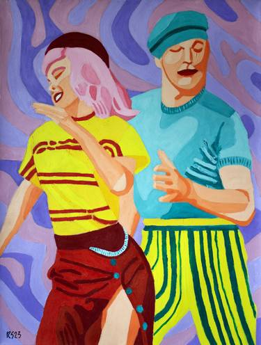 Print of Figurative People Paintings by Randall Steinke