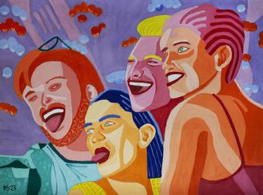 Print of People Paintings by Randall Steinke