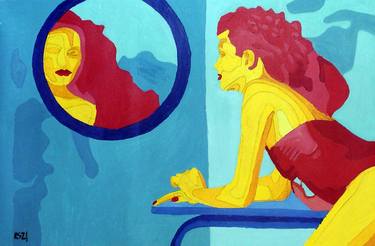 Original Abstract Women Paintings by Randall Steinke