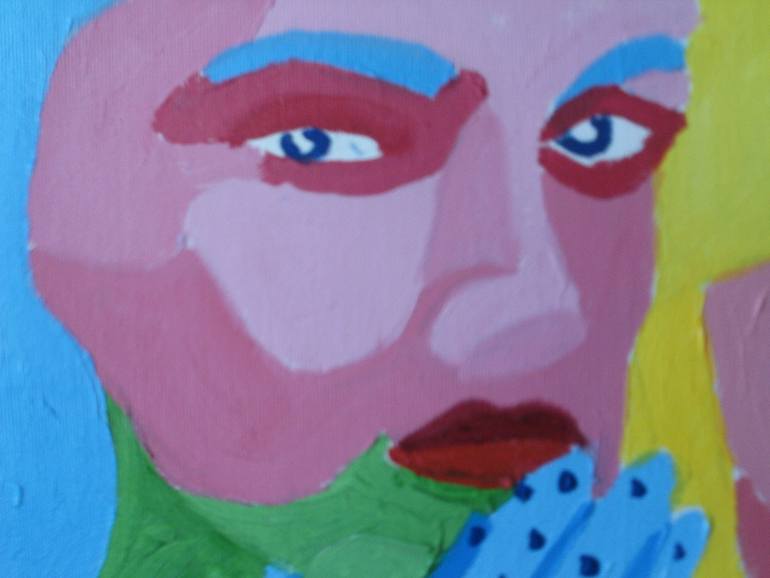Original Abstract Women Painting by Randall Steinke