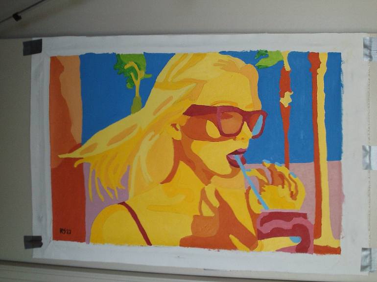 Original Women Painting by Randall Steinke