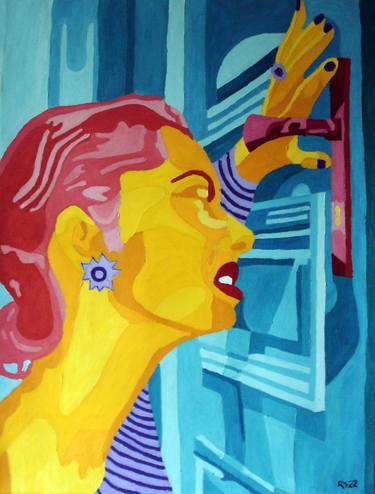 Original Expressionism Women Paintings by Randall Steinke