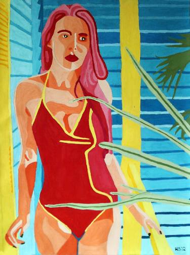 Original Expressionism Women Paintings by Randall Steinke