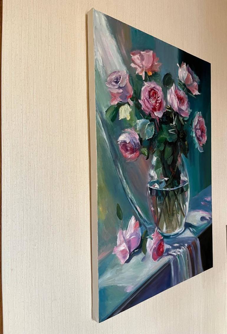 Original Impressionism Floral Painting by Mariuka Gavrilova