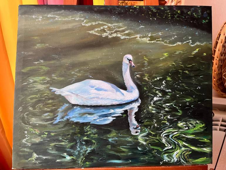Original Photorealism Animal Painting by Mariuka Gavrilova