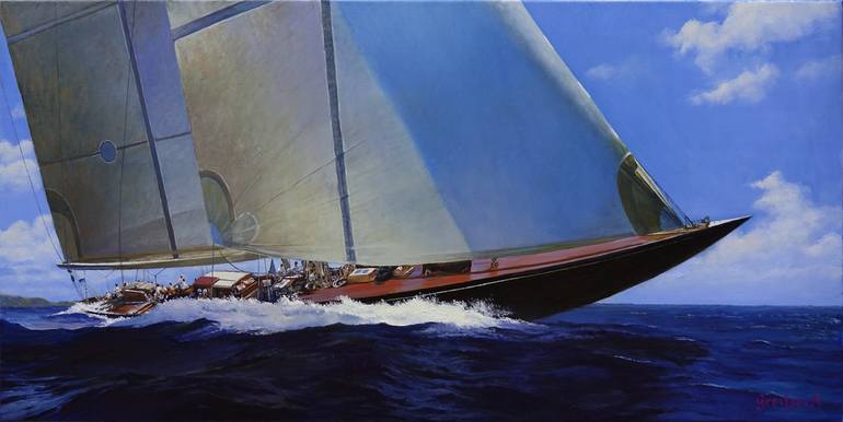 superyacht painting