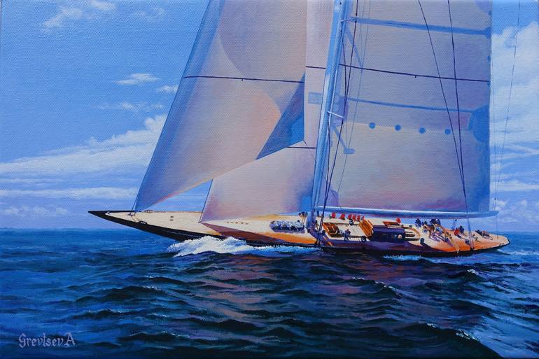 superyacht painting