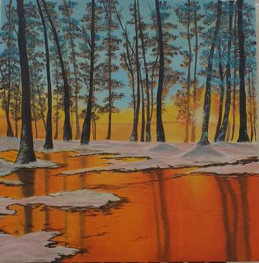 Original Landscape Painting by Areeha kashif