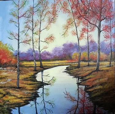 Original Landscape Painting by Areeha kashif