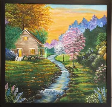 Original Landscape Painting by Areeha kashif