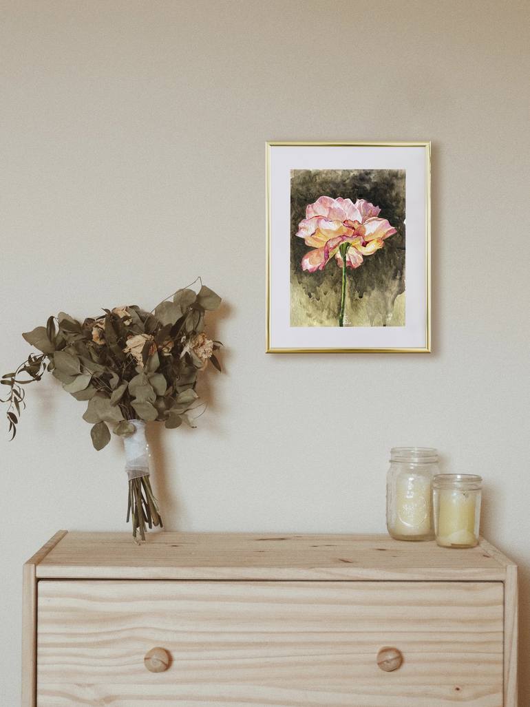 Original Fine Art Botanic Painting by Ekaterina Kosiak