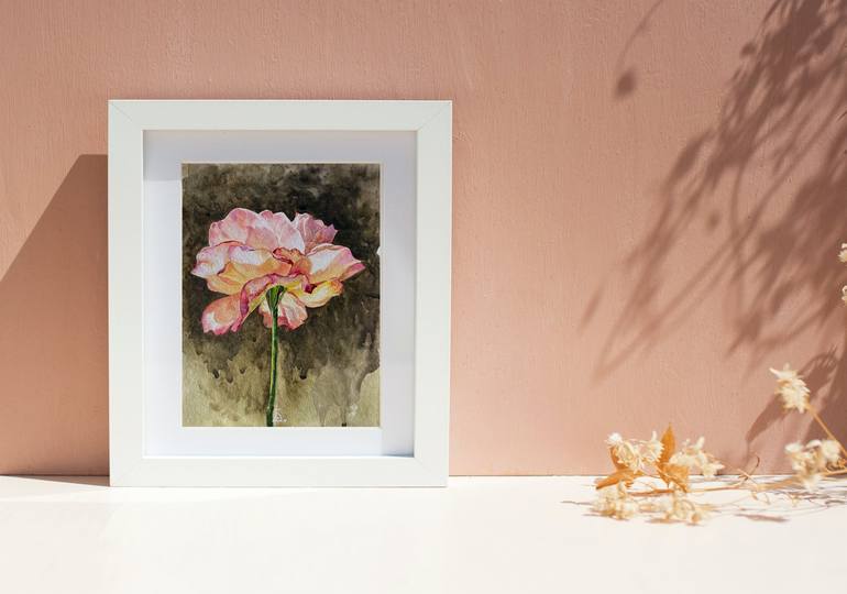 Original Fine Art Botanic Painting by Ekaterina Kosiak