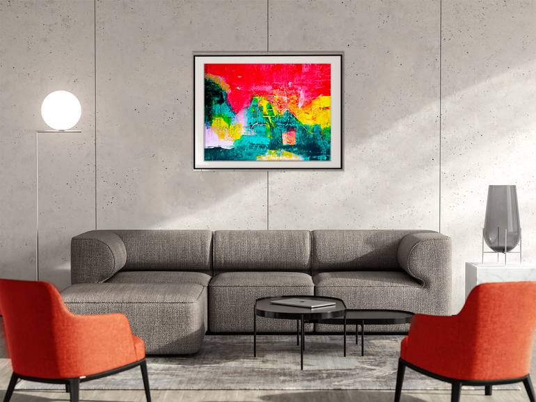 Original Abstract Expressionism Abstract Painting by Horacio Magnus