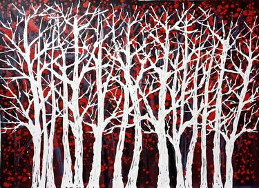 Original Abstract Expressionism Landscape Paintings by Phuong Nguyen