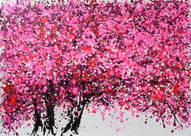 Original Abstract Expressionism Landscape Paintings by Phuong Nguyen