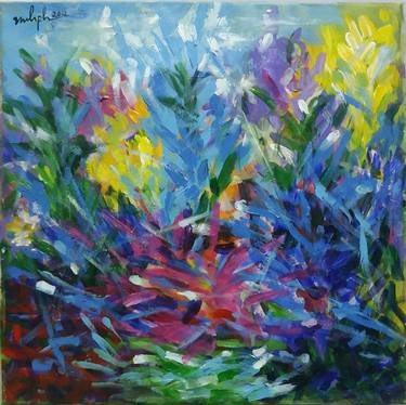 Print of Abstract Expressionism Garden Paintings by Phuong Nguyen