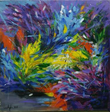 Print of Abstract Expressionism Garden Paintings by Phuong Nguyen