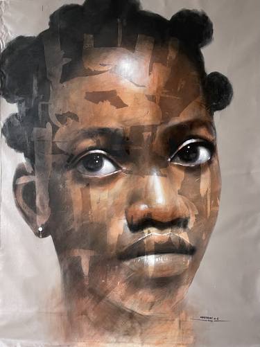 Original People Mixed Media by Odeyemi oluwaseun