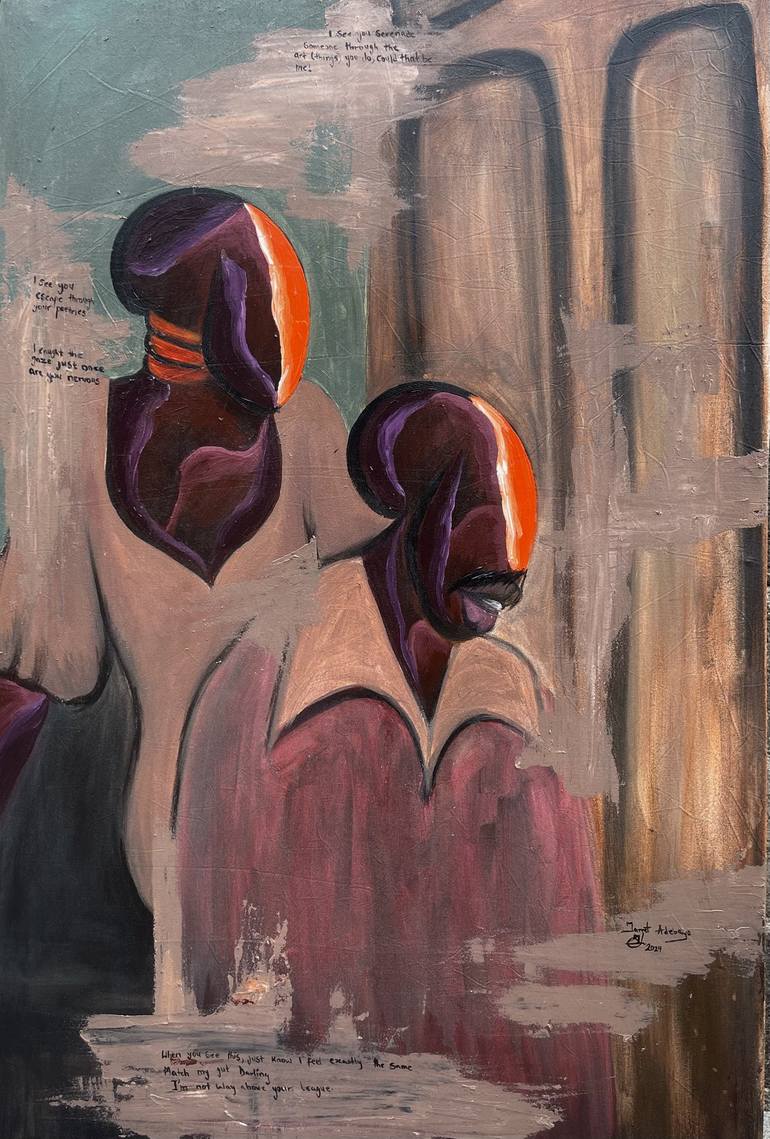 Print of Abstract Paintings by Janet Adebayo