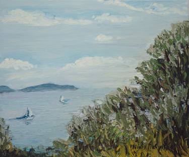 Original Impressionism Seascape Paintings by Nikos Pantazis